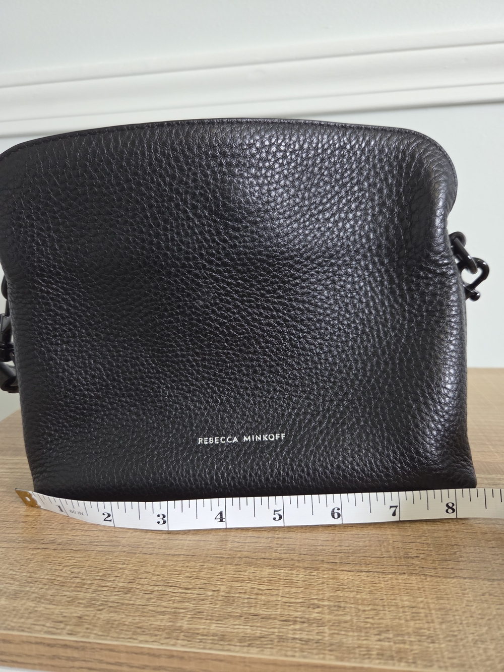 Rebecca Minkoff Black Pebbled Leather Crossbody Bag - Picture 4 of 5